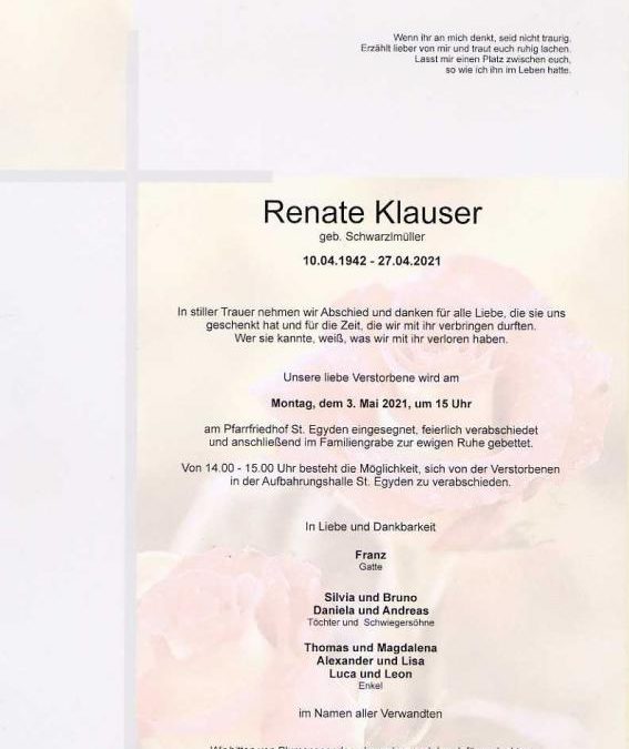 Klauser Renate