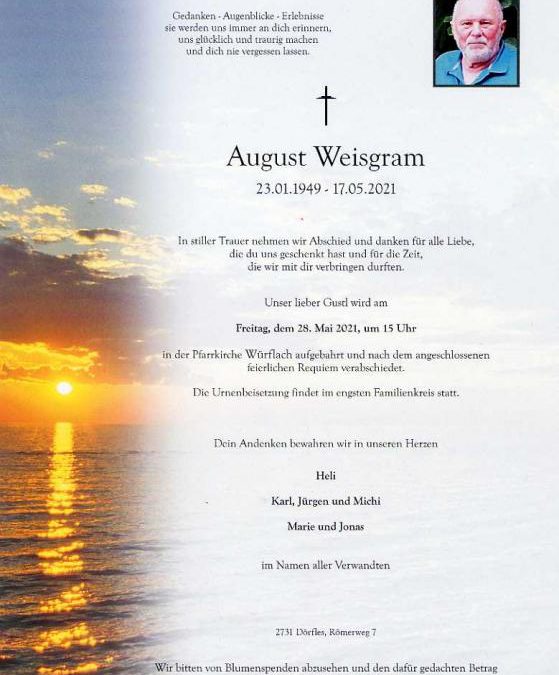 Weisgram August