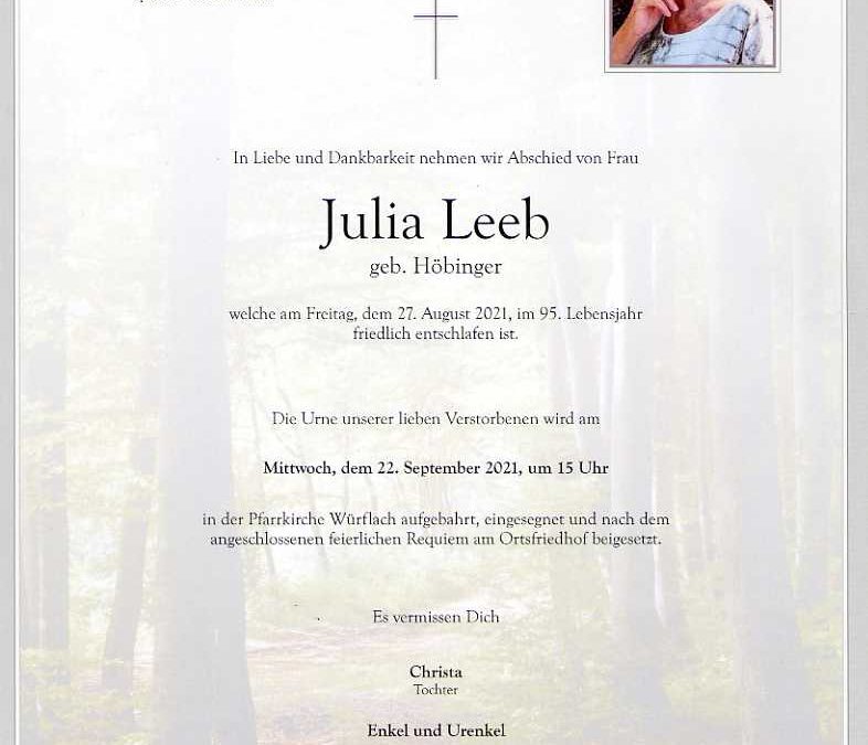 Leeb Julia