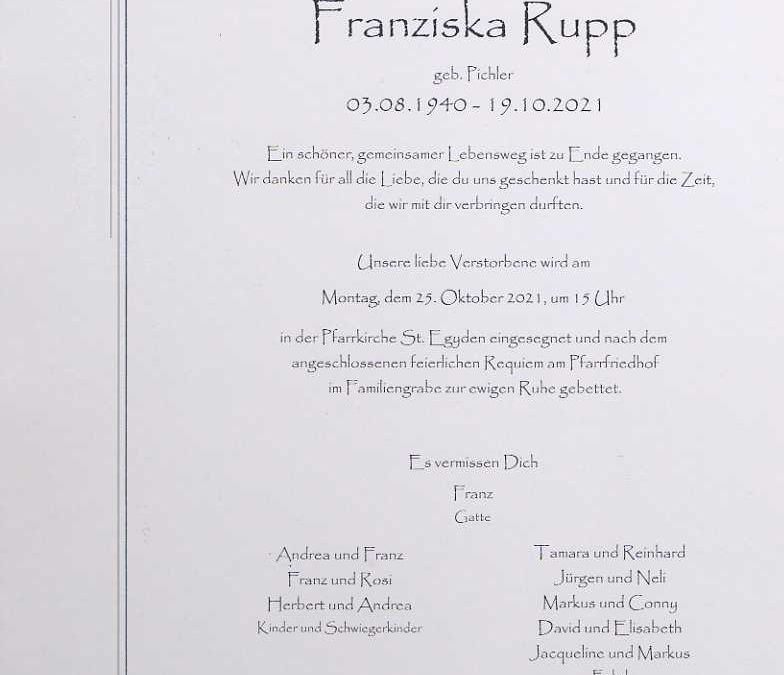 Rupp Franziska