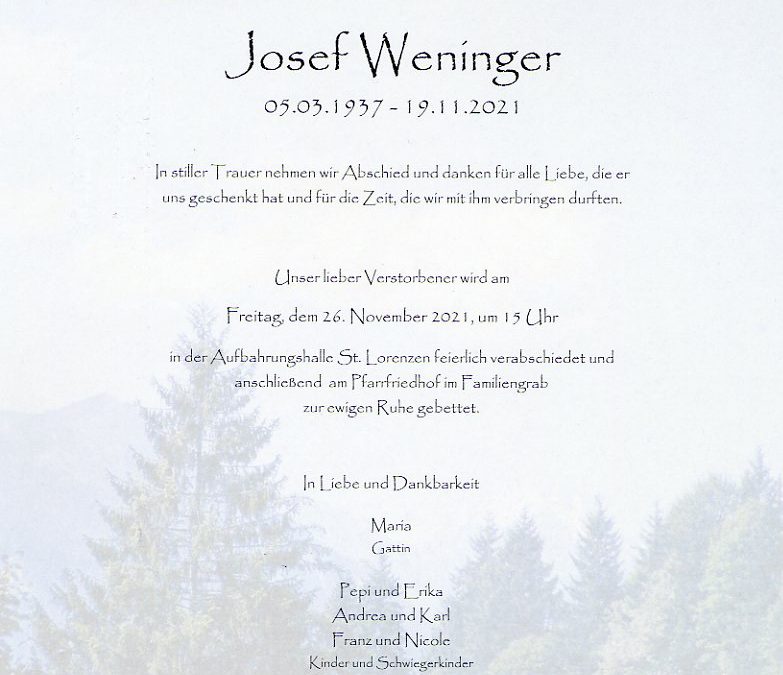 Weninger Josef