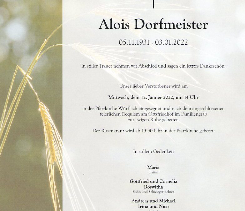 Dorfmeister Alois