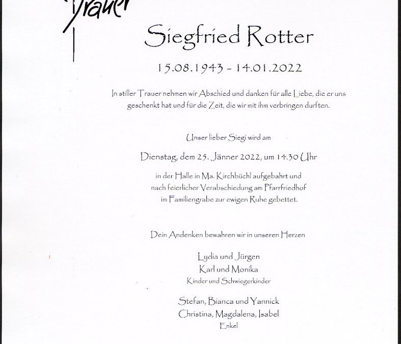 Rotter Siegfried