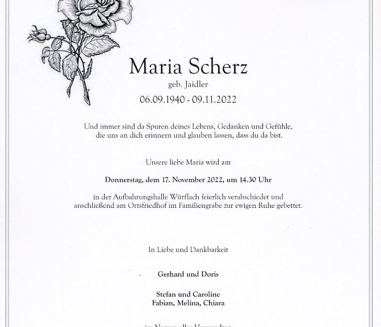 Maria Scherz