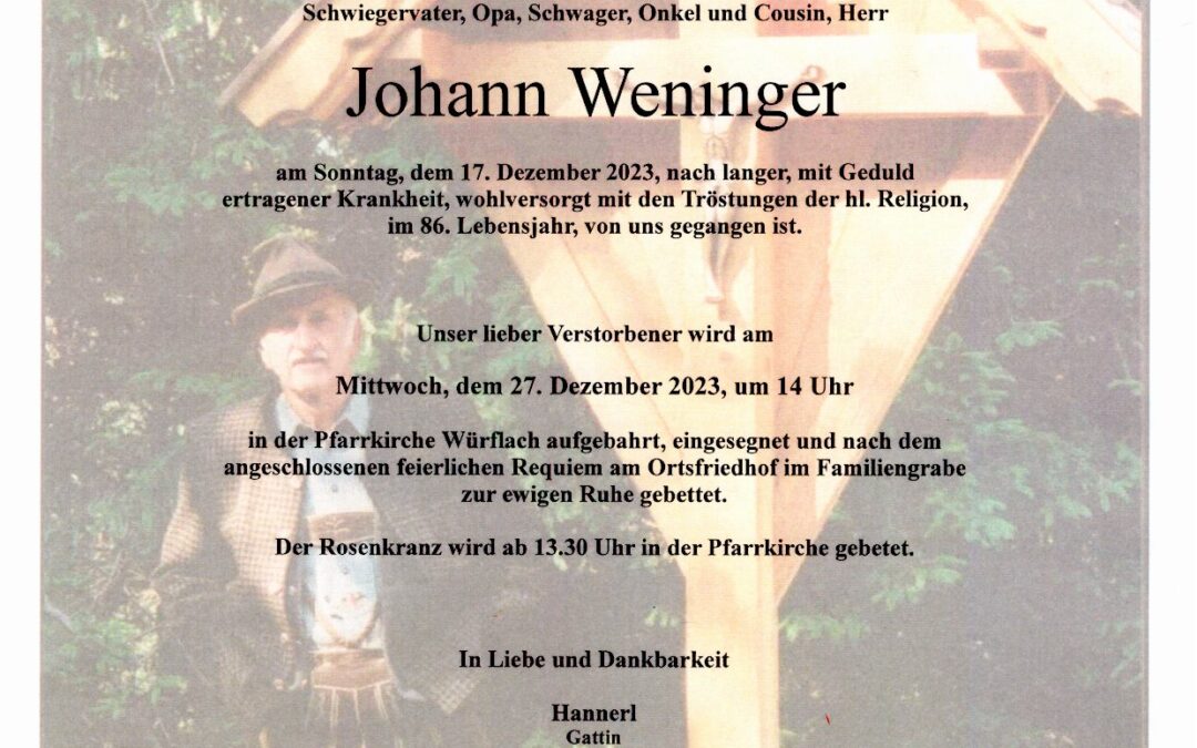 Johann Weninger